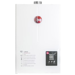 Aquecedor a Gás Digital Rheem Linha Prestige 12 Litros Bivolt GN Aquecedor a Gás Digital Rheem Linha Prestige 12 Litros Bivolt GN