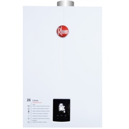 Aquecedor a Gás Digital Rheem Prestige 26 Litros GLP Bivolt Aquecedor a Gás Digital Rheem Prestige 26 Litros GLP Bivolt