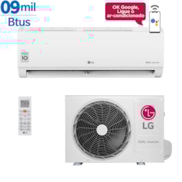 Ar Condicionado Split LG Dual Inverter Voice 9000 Btus Quente e Frio 220v Ar Condicionado Split LG Dual Inverter Voice 9000 Btus Quente e Frio 220v