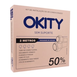 KIT DE INSTALAÇÃO 2 METROS 7000 - 9000 Btus KIT DE INSTALAÇÃO 2 METROS 7000 - 9000 Btus